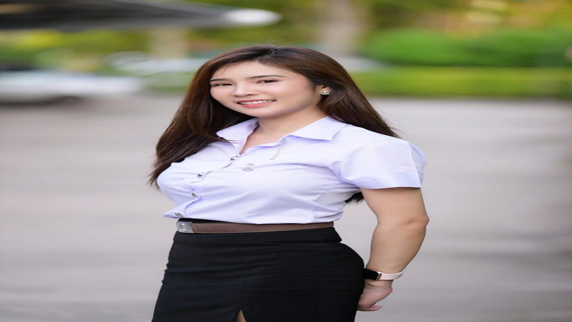 หลายๆคนน่าจะชอบสาวๆใส่ชุดนักศึกษา วันนี้เราเลยพาคุณมา ส่องเด็กนักศึกษา หน้าตาน่ารัก เธอชื่อว่าน้องบีม เห็นแล้วชื่นใจจริงๆ